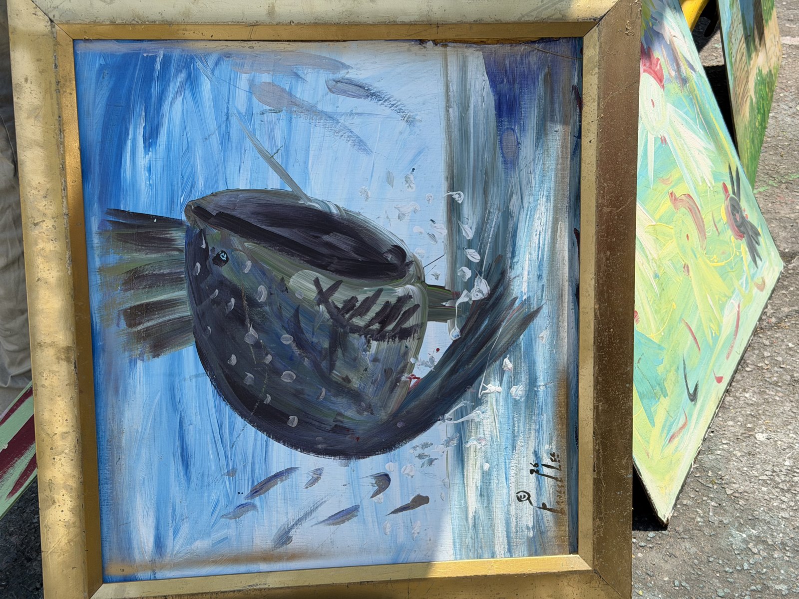 Gamecock paintings