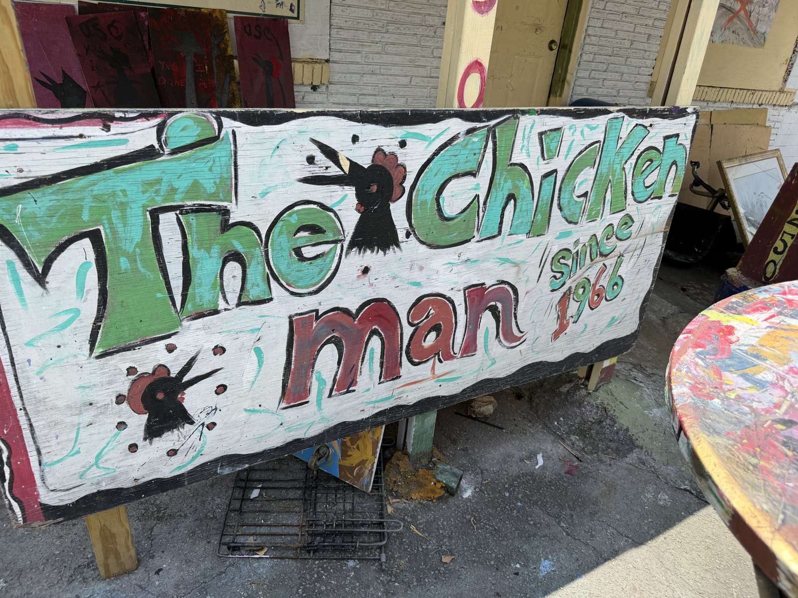 The Chicken Man trailer on Gervais Street